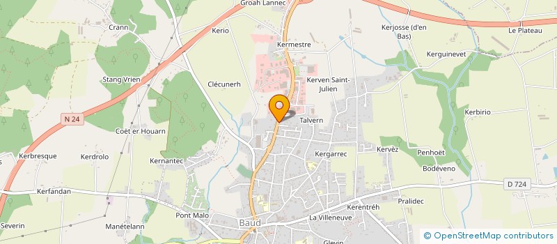 localisation de l'entreprise LA CLIQUE  BAUD