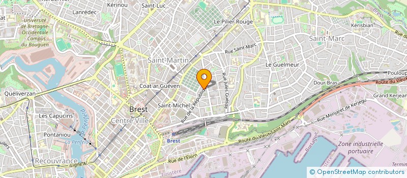 localisation de l'entreprise LA CLIQUE A FARCE à BREST