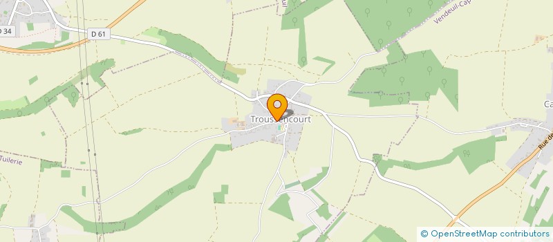 localisation de l'entreprise LA CLIQUE DE TROUSSENCOURT  TROUSSENCOURT