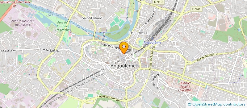 localisation de l'entreprise LA CLOCHE A FROMAGE à ANGOULEME