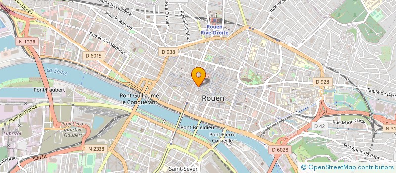 localisation de l'entreprise LA CLOCHE D'ARGENT  ROUEN