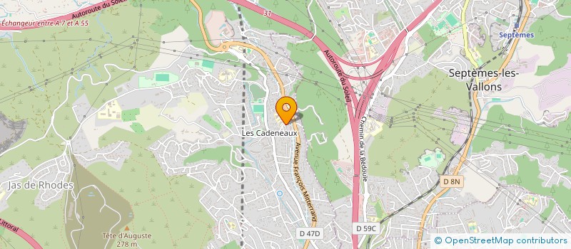 localisation de l'entreprise LA CLOCHE D'OR à LES PENNES-MIRABEAU