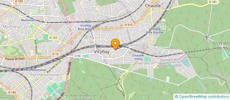 localisation de l'entreprise LA CLOCHE RESIDENCE HOLDING  VIROFLAY