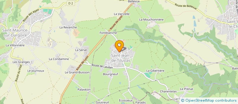 localisation de l'entreprise LA CLOISON AMOVIBLE à MONTAGNY