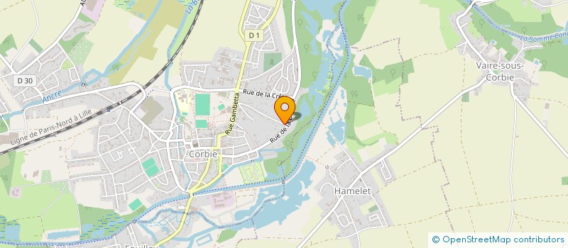 localisation de l'entreprise LA CLORENNE à CORBIE