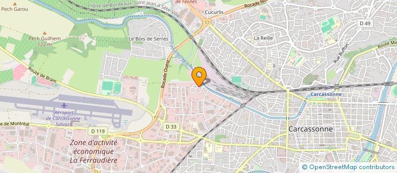 localisation de l'entreprise LA CLOSA  CARCASSONNE