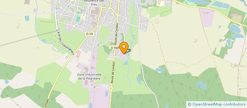 localisation de l'entreprise LA CLOSERAIE à SULLY-SUR-LOIRE