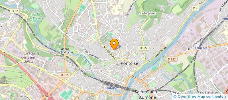 localisation de l'entreprise LA CLOSERAIE DU GOLF  PONTOISE