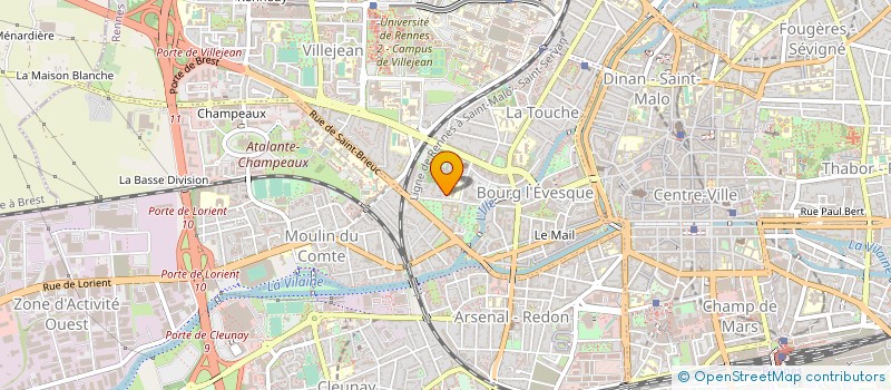 localisation de l'entreprise LA CLOSERIE  RENNES