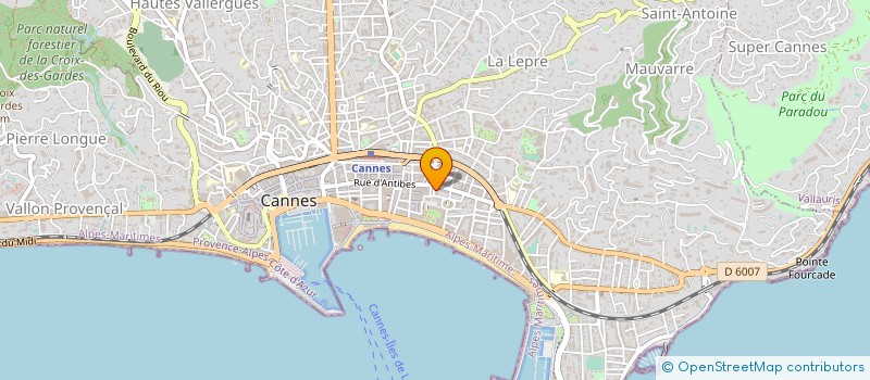 localisation de l'entreprise LA CLOSERIE  CANNES