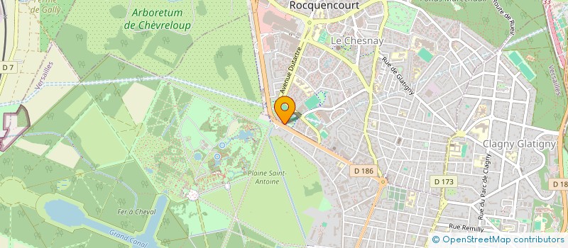 localisation de l'entreprise LA CLOSERIE  LE CHESNAY-ROCQUENCOURT