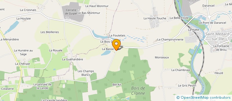 localisation de l'entreprise LA CLOSERIE  SAINT-MEDARD-SUR-ILLE