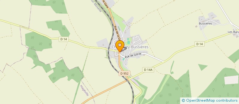 localisation de l'entreprise LA CLOSERIE AUX 4 PANS  CHAMBLEY-BUSSIERES