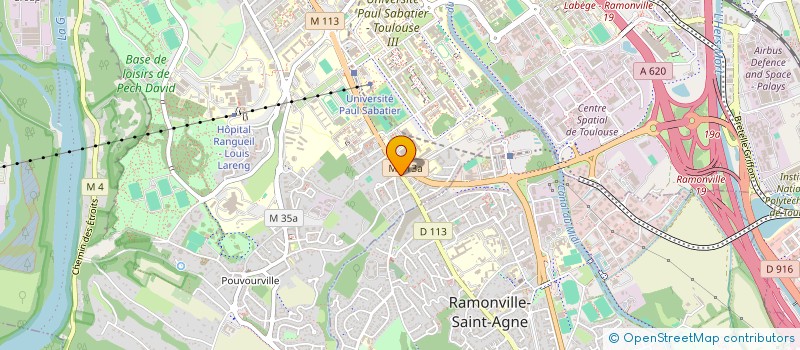 localisation de l'entreprise LA CLOSERIE AUX VIOLETTES à TOULOUSE