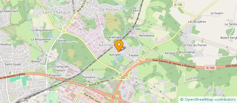 localisation de l'entreprise LA CLOSERIE DE TREALVE  SENE