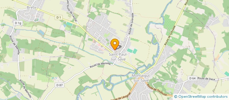 localisation de l'entreprise LA CLOSERIE DES LILAS  SAINT-PAUL-SUR-SAVE