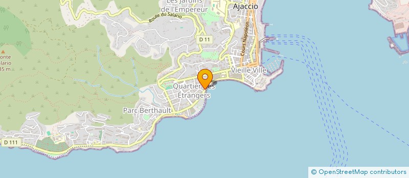 localisation de l'entreprise LA CLOSERIE SAINT JEAN à AJACCIO