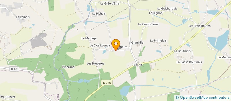 localisation de l'entreprise LA CLOTURE à LA CHAPELLE-BOUEXIC