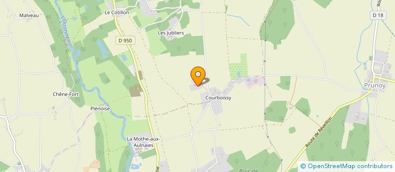localisation de l'entreprise LA CLOUTIERE à CHARNY OREE DE PUISAYE