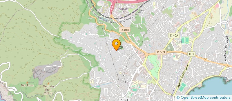 localisation de l'entreprise LA CLOVA  LA CIOTAT