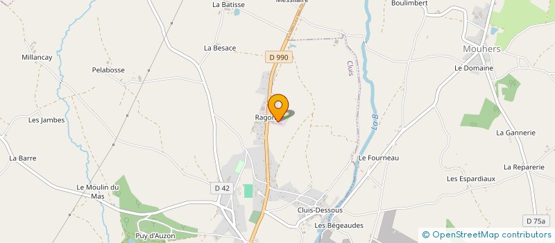 localisation de l'entreprise LA CLUISIENE à CLUIS