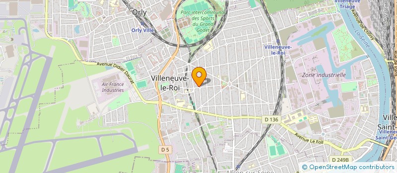 localisation de l'entreprise LA.CO.SUD LEVAGE à VILLENEUVE-LE-ROI