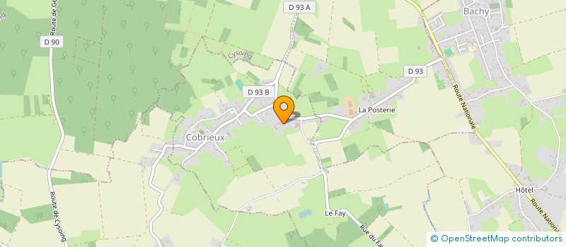 localisation de l'entreprise LA COBERLOISE à COBRIEUX