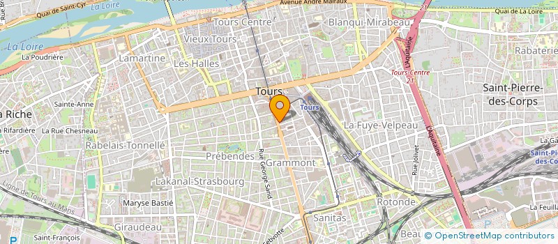 localisation de l'entreprise LA COCARDE  TOURS