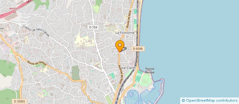 localisation de l'entreprise LA COCARDERIE  ANTIBES