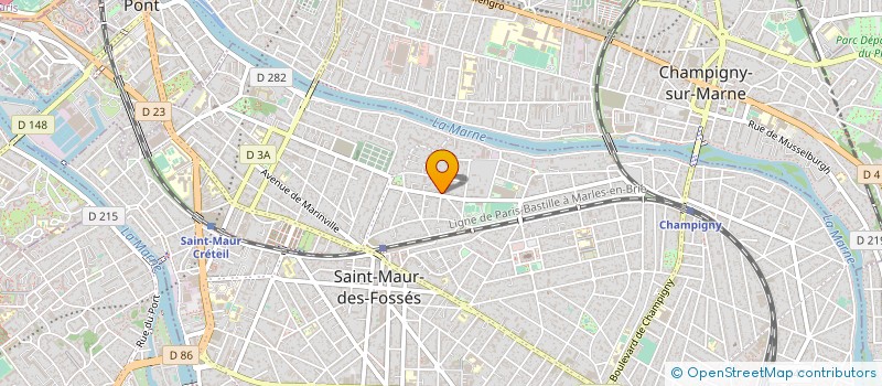 localisation de l'entreprise LA COCCINELLE à SAINT-MAUR-DES-FOSSES