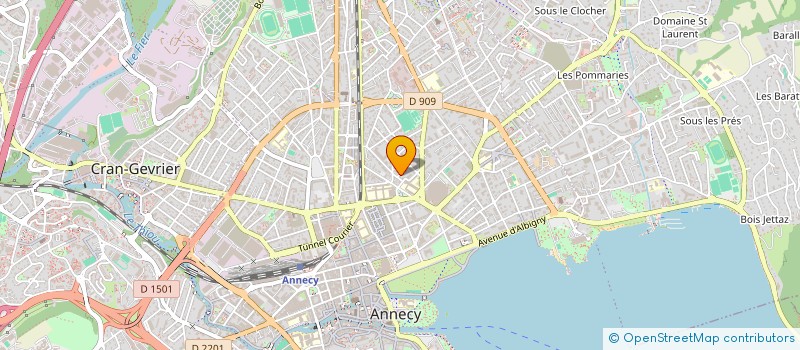 localisation de l'entreprise LA COCCINELLE à ANNECY