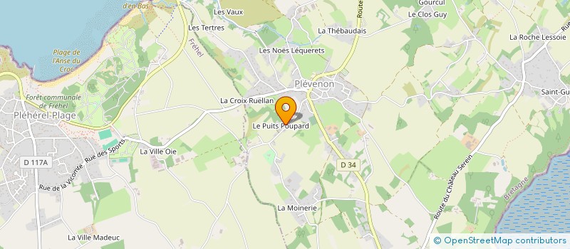 localisation de l'entreprise LA COCCINELLE DE LA TUILERIE  PLEVENON