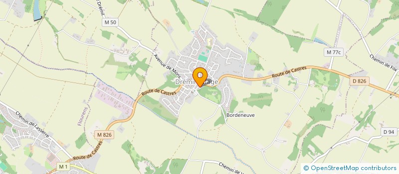 localisation de l'entreprise LA COCCINELLE DES ARCS  DREMIL-LAFAGE