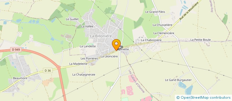 localisation de l'entreprise LA COCOTTE  SAINTE-FOY