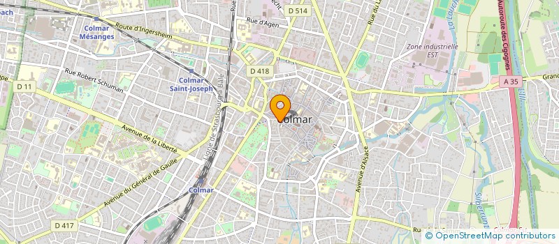 localisation de l'entreprise LA COCOTTE DE GRAND MERE  COLMAR