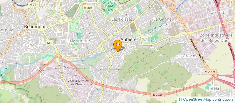 localisation de l'entreprise LA COCOTTE MALTEE  AUBIERE