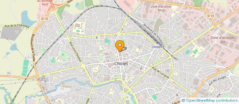 localisation de l'entreprise LA COCOTTE METISSEE à CHOLET