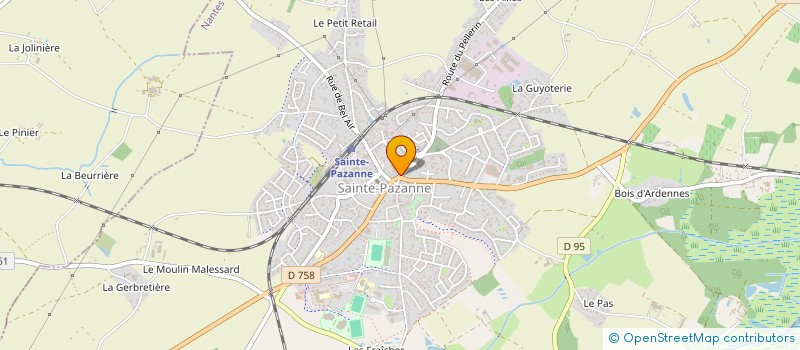 localisation de l'entreprise LA COCOTTE MINUTE à SAINTE-PAZANNE
