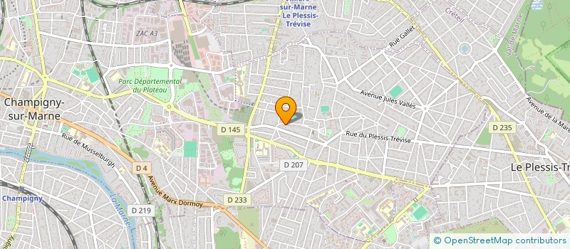 localisation de l'entreprise LA COCOTTE MOBILE à CHAMPIGNY-SUR-MARNE