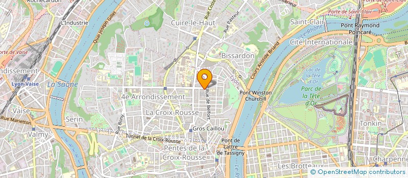 localisation de l'entreprise LA COCOTTE PROD  LYON