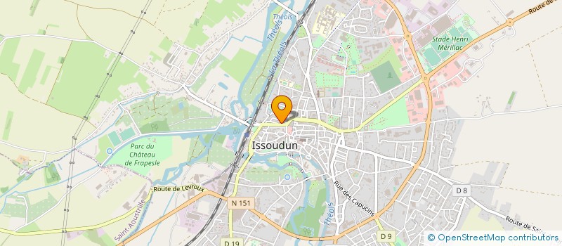 localisation de l'entreprise LA COGNETTE à ISSOUDUN