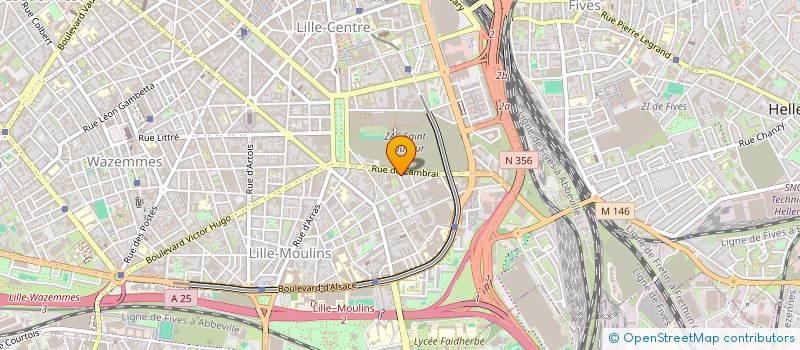 localisation de l'entreprise LA COHUE PRODUCTIONS à LILLE