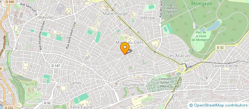 localisation de l'entreprise LA COIFFEUSE  LE HAVRE