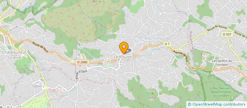 localisation de l'entreprise LA COIFFURE AUTREMENT  LE ROURET