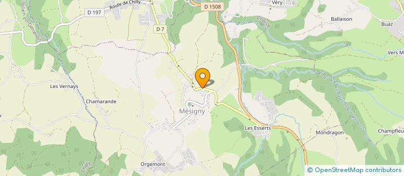 localisation de l'entreprise LA COIFFURE BY CHLOE  MESIGNY