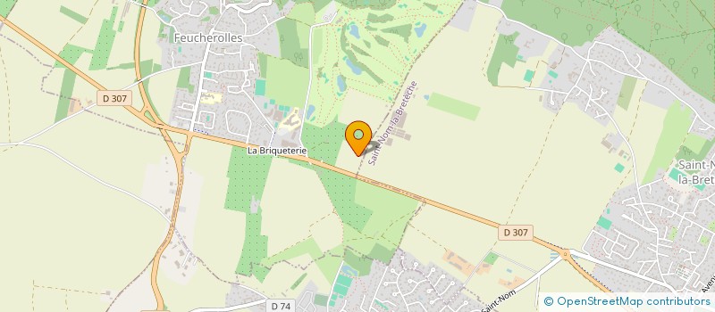 localisation de l'entreprise LA COIFFURE CHEZ VOUS  FEUCHEROLLES