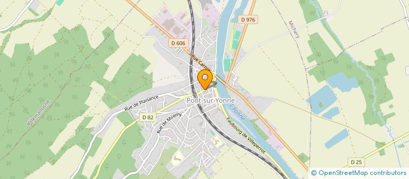 localisation de l'entreprise LA COIFFURE PAR KATIA  PONT-SUR-YONNE