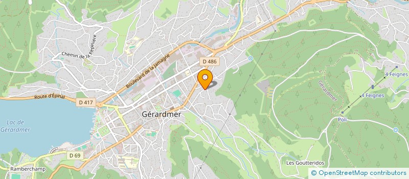 localisation de l'entreprise LA COL'LOC SAS  GERARDMER