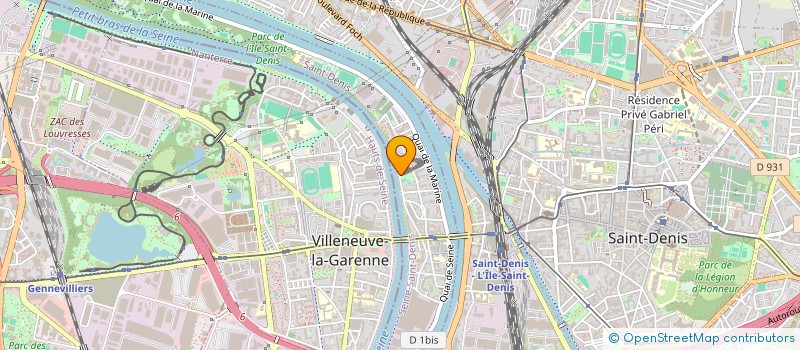 localisation de l'entreprise LA COLLA FAMILIAR  L'ILE-SAINT-DENIS