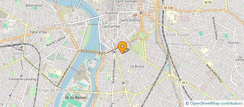 localisation de l'entreprise LA COLLAB SOCIETY  TOULOUSE